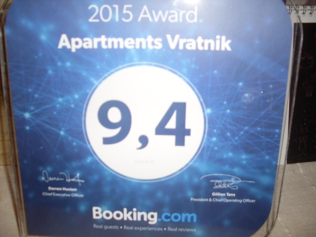 Apartments Vratnik SJJ Eksteriør billede